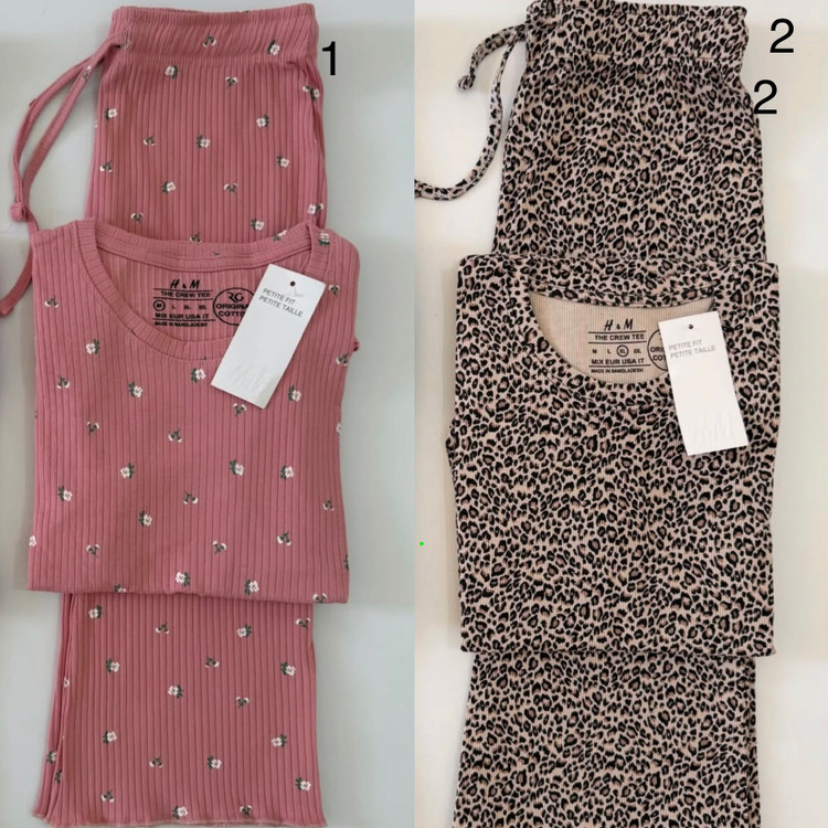 ست راحتی زنانه H&M طرحدار